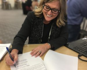 Kristin Kutac Ward at work