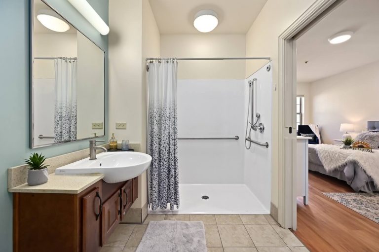 Monarch at Cedar Park Apartment Bathroom